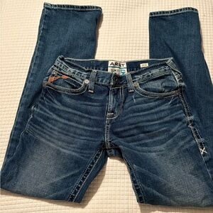 Ariat Slim Fit Straight Leg Blue Jeans